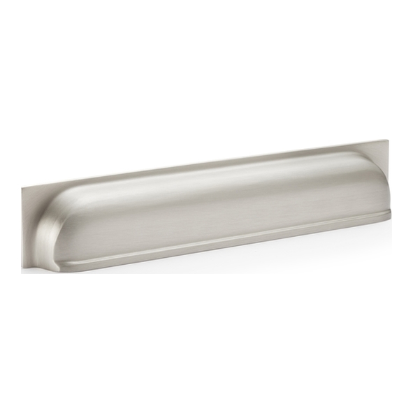 AW906SN • Large • Satin Nickel • Alexander & Wilks Quantock Cup Pull Handle